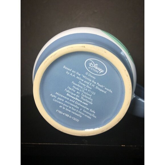 Eeyore Disney Store Mug Ceramic Cup Winnie The Pooh Rainy Day Snail On Handle - Picture 5 of 7